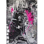 Fototapet "Rosa Harmoniburst" Fototapet Rosa Harmoniburst