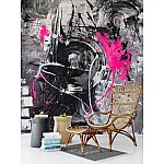 Fototapet "Rosa Harmoniburst" Fototapet Rosa Harmoniburst