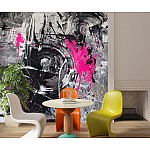 Fototapet "Rosa Harmoniburst" Fototapet Rosa Harmoniburst