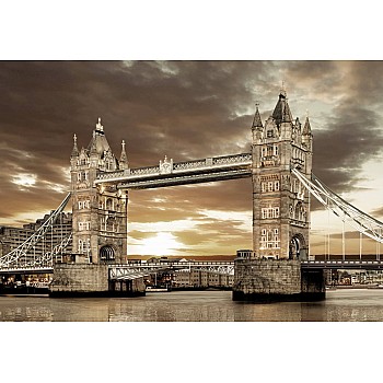 Tower Bridge in Sepia Style