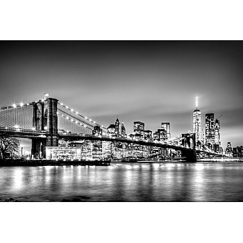Brooklyn Bridge and Manhattan Skyline