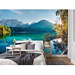 Landskap Vid Bergs- Och Sjönatur Landskap Vid Bergs- Och Sjönatur