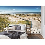 Boho-Stil Strandpromenad