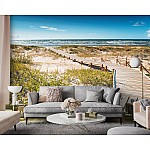 Boho-Stil Strandpromenad