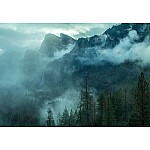 Landscape Mountain Forest Fog Landscape Mountain Forest Fog