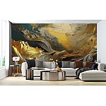 Fototapet Abstract Golden Waves