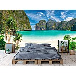 Photo wall mural Phi-Phi island in Thailand.