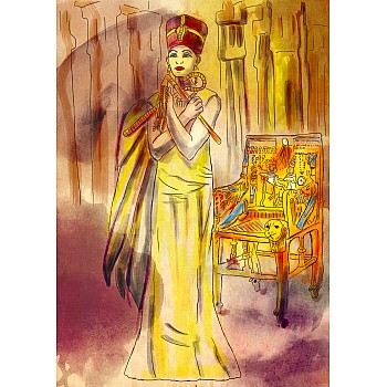 Fototapet "Drottning Nefertiti"