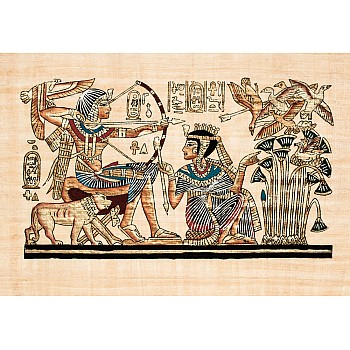 Fototapet "Forntida egyptisk pergament"