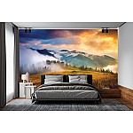 Fantastic Misty Mountain Landscape Fantastic Misty Mountain Landscape