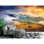 Fantastic Misty Mountain Landscape Fantastic Misty Mountain Landscape