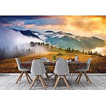 Fantastic Misty Mountain Landscape Fantastic Misty Mountain Landscape