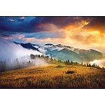 Fantastic Misty Mountain Landscape