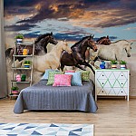 Fototapet "Galopperande Hästar" Fototapet Galopperande Hästar