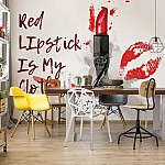 Läppstift bild fototapet Läppstift bild fototapet
