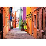 Old colorful street photo wallpaper 