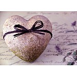 Vintage Chic Sten Hjärta Spa