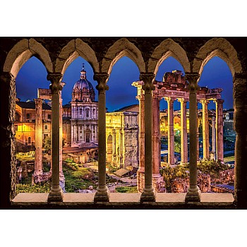 Roman Ruins Stone Archway View Photo Wallpaper Mural 