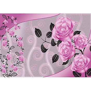 Lila & Guld Orkidévirvlar