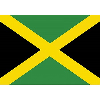 Flagga Jamaica fototapet 
