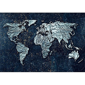 Modern 3D World Map