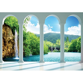 Vattenfall Sjö Skog 3D Archway Visa