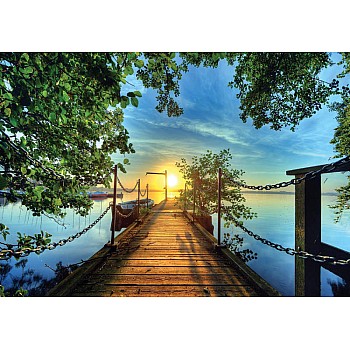 Sunset at the Lake Pier