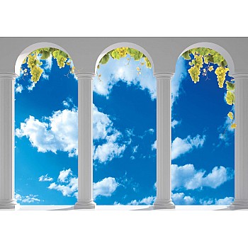 3D Bågvie Över Himlen