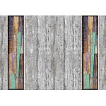 3d målade träplankor betongfototapetsbilder