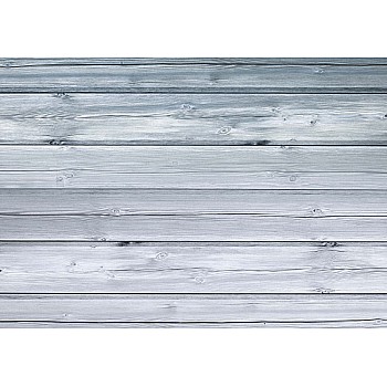 Painted tre plank textur blue fototapet 