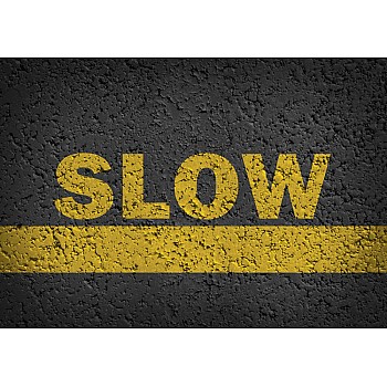 Yellow road markings grunge fototapet 